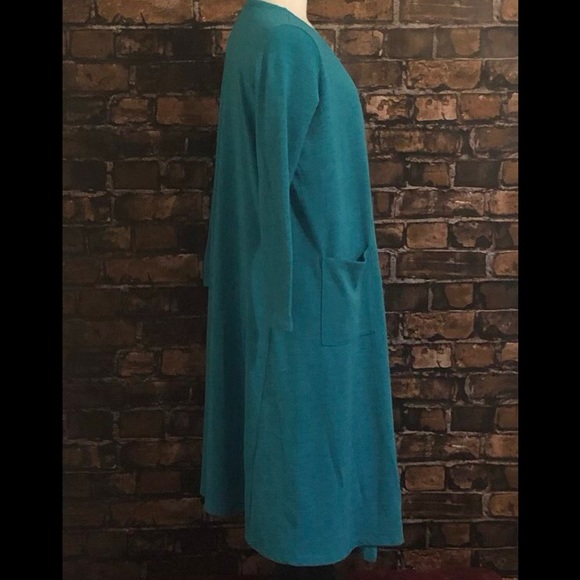 LuLaRoe Sarah Teal S - Picture 3 of 3